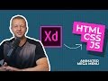 From Adobe XD Prototype to HTML, CSS & JS - Making an Animated Mega Menu