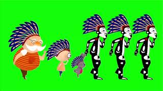 Indians Grandpa Mango And Bunny Dancing To I'm Yours By Jason Mraz Blue Headdresses