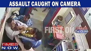 After Patient Dies In M.p Hospital, Relatives Thrash The Doctor Caught On Camera