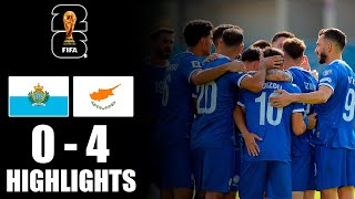 San Marino Vs Cyprus 0-4 Highlights Fifa 2026 World Cup Qualifiers Euro