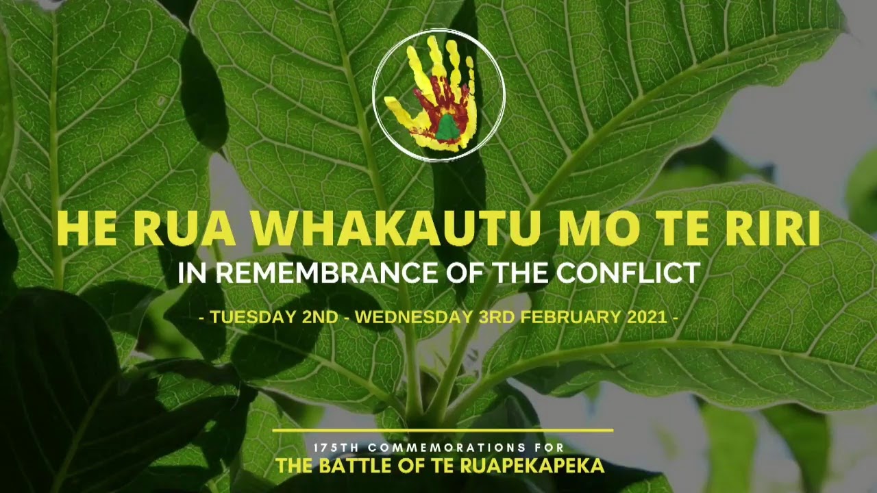 #LIVESTREAM: He Rua Whakautu mo te Riri - In remembrance of the Conflict #teruapekapeka175