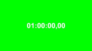 Секундомер 1 Час Со Звуком Зеленый Фон \ Stopwatch 1 Hour With Sound Green Background