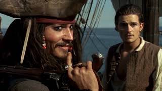 Jack sparrow ve Will Turner gemi çalıyor - Karayip Korsanları: Siyah İnci'nin La
