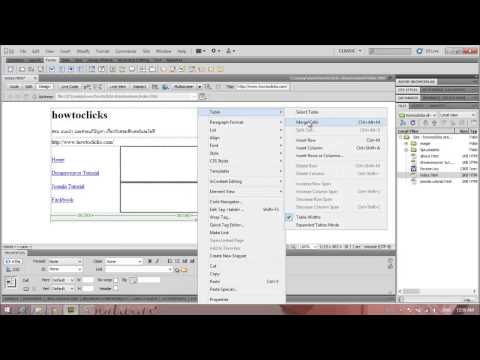 การตกแต่งหน้าเว็บอย่างง่ายโดยใช้ Dreamweaver