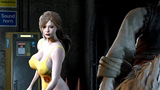 Resident Evil 2 Remake Ada Yellow Baywatch Swimsuit Costume Fix Biohazard 2 Mod 4K