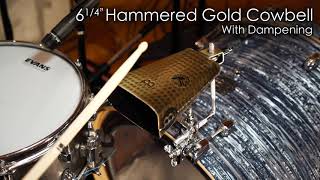 MEINL Percussion - 6¼" Hammered Gold Cowbell - STB625HH-G