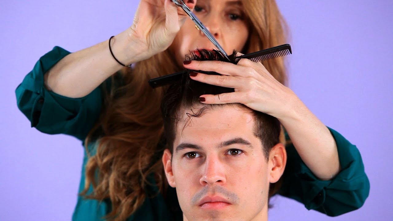 Bondage hairdresser haircut