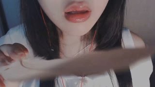 ASMR Mouth Sound and Kiss with Trigger words "Youtube, Tingle, Love"