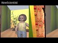 Virtual reality turns you into a child