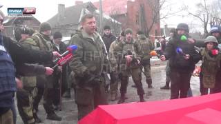 Донецкий священник отпевает "Киборгов" 22.01.2015 Правда ДНР