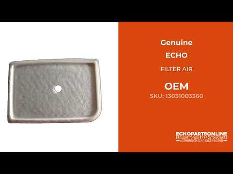 13031003360 - FILTER AIR - ECHO Genuine OEM Part 13031003360 - FILTER AIR - ECHO Genuine OEM Part