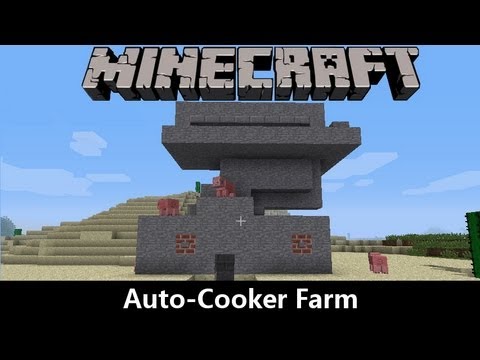 Minecraft Pig Or Cow Farm With Auto-Cooker Tutorial | How To Save ...