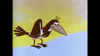 Sly Crow Retro Vintage Classic Russian Cartoon