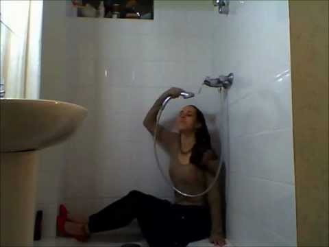 wet girl 3 (fully clothed shower)