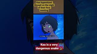 Kaa Tries To Eat Mowgli When He First Meet Him