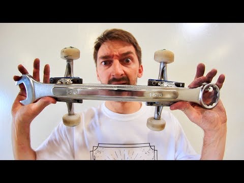 CAN YOU KICKFLIP THIS WRENCH SKATEBOARD?!