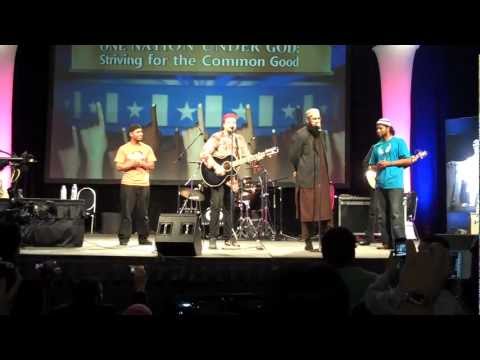 Dil Dil Pakistan Salman Ahmad and Junaid Jamshed on stage at...