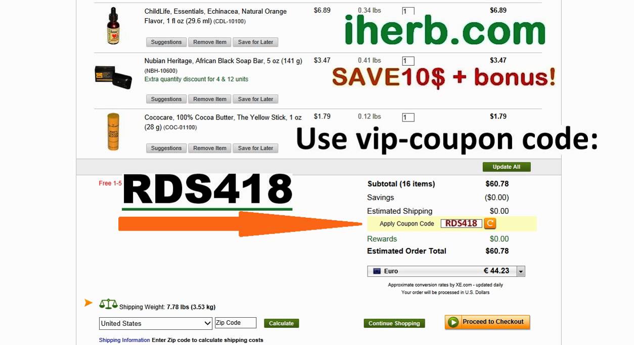 Как сделать заказ на iherb com Как сделать заказ на iherb com