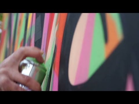 eL Seed | CNN News - Calligraphy goes graffiti