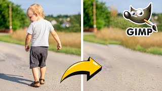 Remove A Person From A Photo In Gimp Using Gmic