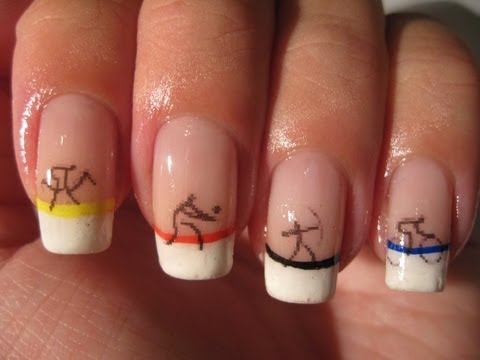 Nail Art: Olympic 2012 nails **request**. Don't open me :) - - Hi everyone!