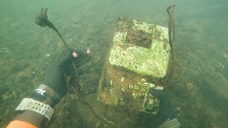 Found Old Cash Register in River While Scuba Diving! (Money Inside??) | DALLMYD Found Old Cash Register in River While Scuba Diving! (Money Inside??) | DALLMYD