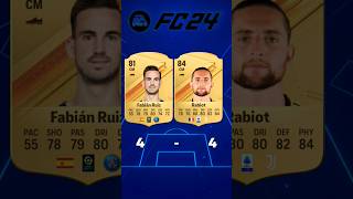 Fabián Ruiz Vs Rabiot Fifa Evolution