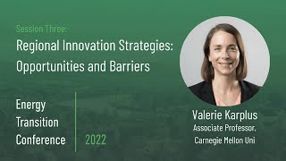 Valerie Karplus (COPPE/UFR): Regional Innovation Strategies: Opportunities and Barriers - ETC 3-3