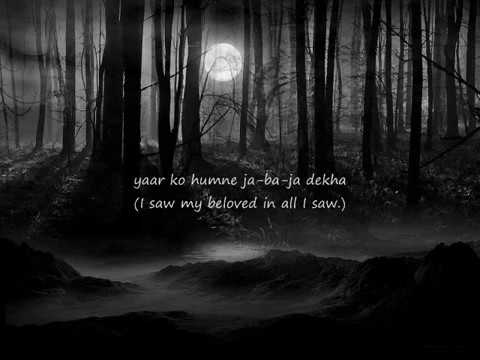 YAAR KO HAM NE JA BAJA DEKHA BEAUTIFUL GHAZAL SUNG BY ABIDA...