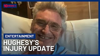 Comedian Dave Hughes Back In Hospital Six Weeks After Afl Legends Game Injury 10 News