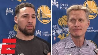Klay Thompson and Steve Kerr say "embarrassing" loss to Bucks at Oracle fueled Warriors | NBA Sound