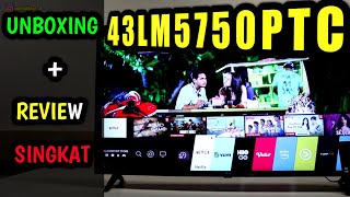 Unboxing & Review 43Lm5750Ptc - Smart Tv Lg 43 Inch Paling Murah Fitur Mewah..!!