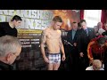 CARL FRAMPTON v KIKO MARTINEZ OFFICIAL WEIGH-IN / iFILM LONDON / UNFINISHED BUSINESS