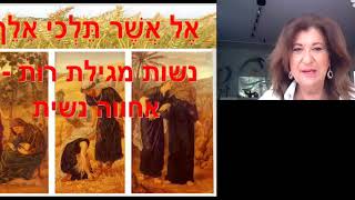 קדימון להרצאה מגילת רות רבקה חגג . להזמנות הרצאה 050-7387650 www.etsli.co.il