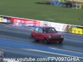 TOYOTA STARLET 13B TURBO ROTARY GETS OUT OF SHAPE AND HITS THE WALL - TEST N TUNE 22/1/2011