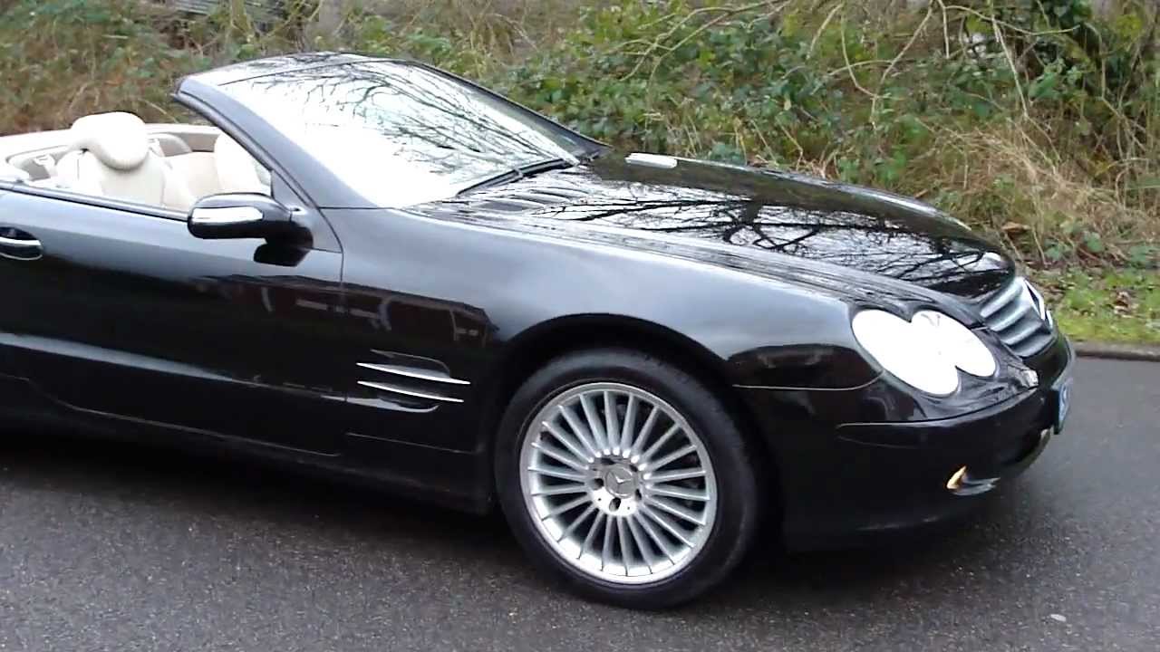 2004 MERCEDES SL500 CONVERTIBLE AUTO OBSIDIAN BLACK PANORAMIC ROOF - YouTube 2004 MERCEDES SL500 CONVERTIBLE AUTO OBSIDIAN BLACK PANORAMIC ROOF - YouTube