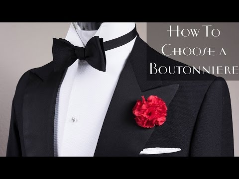 Boutonniere & Lapel Flower Pin Guide