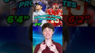Owen Guesses Which Athlete Is Taller