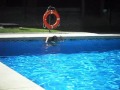 Angie nadando