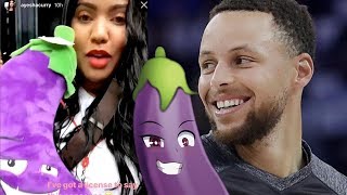 Ayesha Curry Begs Steph Curry For His Eggplant And His Reaction Is Priceless Ayesha Curry Begs Steph Curry For His Eggplant And His Reaction Is Priceless