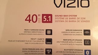 Vizio SB4051 Soundbar Surround Sound System