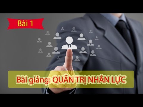 Quản trị nhân lực - Bài 1: Hoạch định nguồn nhân lực