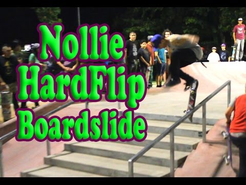Nollie Hardflip Boardslide - Best Trick Contest