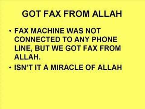 Miracles Of Allah. Response to Miracles of Allah