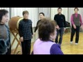 住之江生涯学習盆踊り練習風景（がんばれ援歌）