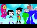 Teen Ans Go Color Swap Transforms Raven Batman Joker Harley Teen Ans Go Color Swap Transforms Raven Batman Joker Harley