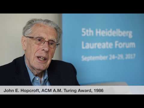 Laureate interviews at the 5th HLF: John E. Hopcroft