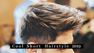 Penteado Masculino 2019 Cabelo Curto Masculino Casual Cool Hairstyle