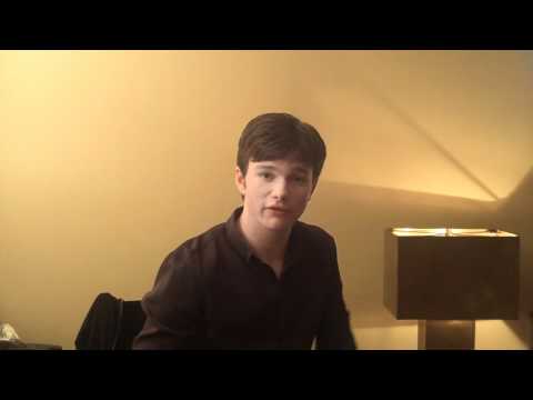 Chris Colfer's Funny Message to Ellen