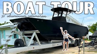 A Fishermans Dream Boat 30 Custom Cat Tour Build